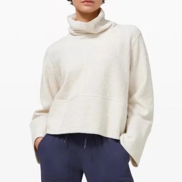 lululemon athletica Sweaters - LULULEMON RETREAT YOURSELF PULLOVER SWEATER TOP SIZE 4 ❌OVERSIZED